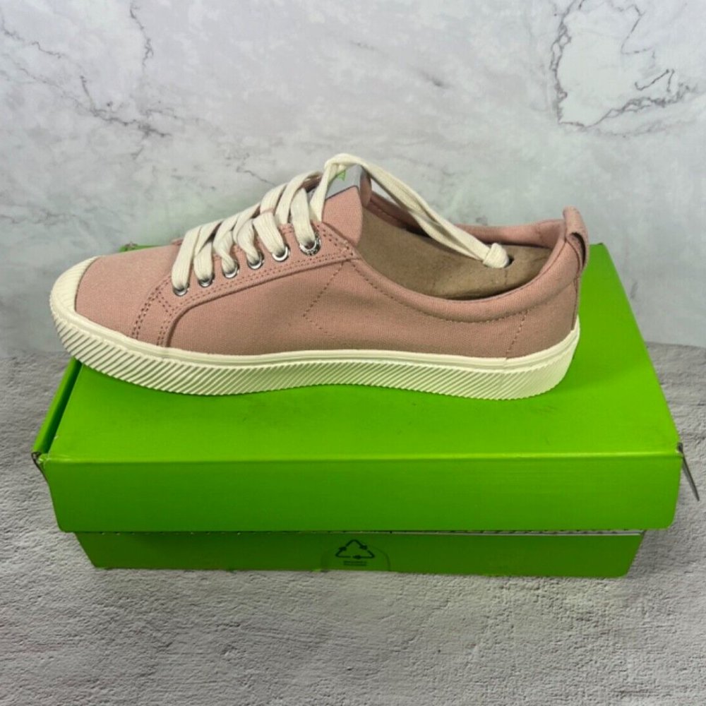 Cariuma OCA Low Canvas Sneakers Unisex Size 8.5 Men/10 Women Dusty Rose - Picture 3 of 10